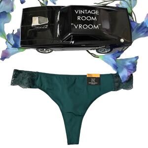 Inc. International Concepts NWT Green Lace Thong Women S